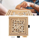 Dementia Ball Labyrinth Table Game Wooden Maze Puzzle Anti-Dementia Toy Alzheimer Disease