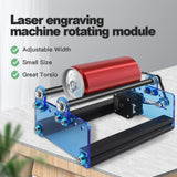 Laser Roller for Cylindrical Objects with 360° Rotating Axis 5 Angle Adjustments Engraving