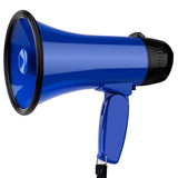 Portable Hand Speaker Megaphone Strap Grip Loudspeaker Play Horn Tour Guide Speakers Loud Volume 25w