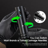 Wireless Tattoo Machine Rotary Pen Coreless Motor Battery Capacity 2000mAh Digital LED Display for Tattoo Artists