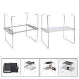 Single Unit Frame Stove Table Sturdy Outdoor Folding Cooking Rack for Family Reunions Backpacking Fishing Courtyard Trekking