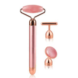 3 In 1 Electric Stainless Steel Beauty Facial Roller Set Face Lifting Skin Care Eyes Nose Arms Legs Body Massager