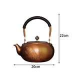 Stovetop Teapot with Handle - Kettle for Restaurant, Boiling Water