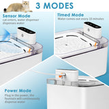 3L Rechargable Wireless Sensor Cat Auto Drinking Fountain For Cats Dog Drinker Pet Water Dispenser Bowl