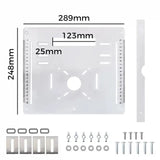 8mm Thick Acrylic Bottom Plate 45/° 90 ° Size Cutting hine Inverted Board Adjustable Backing Hand Tools