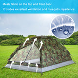 TOMSHOO Camping 1/2 Persons Waterproof PU1000mm Polyester Fabric Single Layer Tent for Outdoor Travel Hiking Backpacking