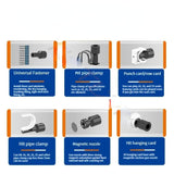 Cordless Gas Nailer for Door and Window Bracket Installation - Pneumatic Nail for Wood Fixing.
