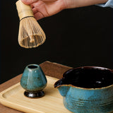 4pcs Bamboo Tea, Wipe Tea Set, Japanese Style Wipe Tea Brush, Baking, Stirring, Brush Tea, Stand Stand Stand
