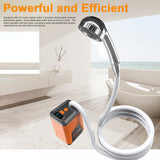 Portable Electric Pump Outdoor Rechargeable Battery Powered Shower for Camping Hiking Backpacking Travel Beach