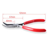 3 Pieces Of DIY Steel Six-Segment Hand Winding Modeling Mini Jewelry Flat Nose Pliers