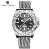 2023 PAGANI DESIGN New Luxury Men Mechanical Wristwatch Stainless Steel Sapphire Automatic Watch 100M Waterproof  Clock
