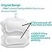 Bathtub Headrest, Pillows Neck and Back Support, Ergonomic Tub Pillow for Bath with 6 Str