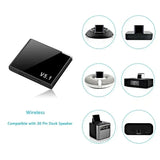 VIKEFON I-WAVE 30 Pin Bluetooth 5.1 Audio Receiver A2DP Music Mini Wireless Adapter For iPhone iPod 30Pin Jack Analog Speaker