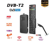 H.265 HEVC DVB-T2 C tdt tuner antenna DVB-C PVR super cast 10bit DVB-T Digital TV option WIFI Y0UTUB for Europe asia africa