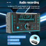 Isfriday 2 Din Car Radio Stereo Bluetooth Audio Music Stereo 12V 2DIN Car Radio MP3 Player USB/SD/AUX-IN