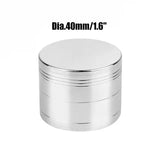 CRUSHER 40/50/63mm Dry Herb Grass Tobacco Grinder Zinc Alloy 4 Laye Manual Spice Herbal Grinders for Smoking Accessories