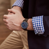GUANQIN-Men's Automatic Mechanical Watch, Waterproof Men's Accessories, With Date Display And Power Reserve, Stainless Steel