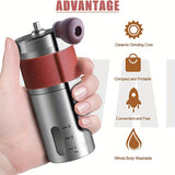 1pc, Manual Coffee Grinder, Mini Portable Grinder, Home Hand Coffee Machine, Halloween Christmas Wedding Birthday Gift Coffee Maker Accessories
