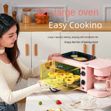 Breakfast hine Home Mini Oven Multi-functional 3-in-1 Coffee Sand Toaster