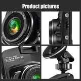 New Universal Dash Cam 1080P Car DVR Driving Recorder 2.2" LCD Screen Loop Recording 24H Parking Monitoring Motion Detection