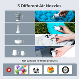 FLEXTAILGEAR Tiny X Portable Air Pump Camping Equip Outdoor Gadgets Rechargeable for Hiking/Float/Lighting