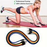 11pcs/set Multifunctional Tension Rope, Resistance Band For Resistance Training