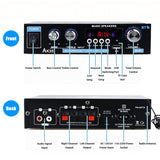 AK35/G919H 1000W Home Car Power Amplifiers 2 Channel Bluetooth Surround Sound FM USB Remote Control Mini HIFI Digital Stereo Amp