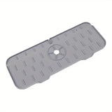 Silicone carpet, faucet handle, drip tray, sponge and soap holder, kitchen sink accessory, 1 piece