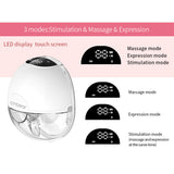 cmbear Wearable Hands Free Electric Breast Pump for Breastfeeding Levels Low Noise Comfort Milk Collector BPA-free