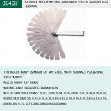 Vae Manganese Steel Plug Clearance High-Precision Screen Wedge-Shaped Feeler Gauge Piece