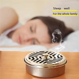 Stainless Steel for Coils, Fireproof Spiral Container, Portable Metallic Mosquito Coil Holder