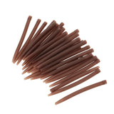 30pcs 50pcs / 100pcs 38mm/54mm Anti Tangle Rubber Sleeves Connect with Hook Carp Coarse Fishing Accessories