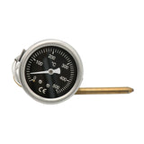 304 Stainless Steel Pizza Electric Oven Bread Kiln Thermometer Pointer Display 500 Degrees Temperature Gauge