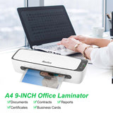 SL688 A4 Desktop Laminator with Hot & Cold Lamination, Paper Cutter, Trimmer, Rounder, Hole Puncher & Binding Hoop - Ideal for A4/A5/A6 in 2024