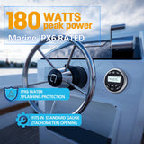 Waterproof Bluetooth Marine Stereo Receiver - MP3 Player & AM/FM Radio