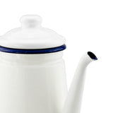 1.1L Creative Enamel Coffee Pot Portable Teapot Office Kettle Barista Milk Water Jug Pitcher For Gas Furnace Cooker