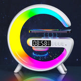 3-In-1 Wireless Phone Charger Bluetooth Speaker With Ambient Light Bedside Music Wake-Up Colorful Light Portable Audio