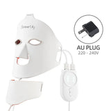 Face Neck Silicone LED 7 Colors Photon Red Light Therapy Flexible Facial Beauty Mask Skin Care Anti-Ance