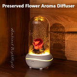 1pc Colorful Atmosphere Light Preserved Flower Aromatherapy Machine, Portable Air Purifier, The Best Holiday Gift For Women