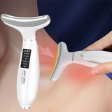 EMS Facial Lifting Massager Ice Hot Compress Neck Double Chin Remover Skin Lift Firming Beauty Massage Device