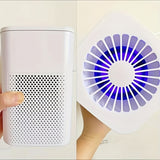 1pc Mini Air Purifier, USB Portable Low Noise Negative Ion Removal Formaldehyde Dust Removal Secondhand Smoke PM2.5