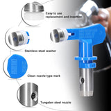 Nozzles Set Reversible Tips Paint Nozzle Airless Sprayer Spraying hine Parts