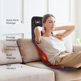 Full-Body Back Neck Waist Chair Pad Electric Heating Vibrating Cushion Seat Car Home Office Massage Mat Remove Fatigue