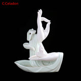 Ceramic Incense Burner Tathagata Buddha'S Hand Backflow Incense Burner Ceramic Purple Sand Incense Burner Buddhist Decoration