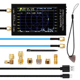 4.3 Inch NanoVNA-F V2 Vector Network S-A-A-2 Nano VNA Tester 50KHz-3GHz Short Wave HF VHF UHntenna Analyzer Meter