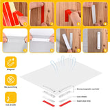8/12pcs Magic Clips Punch free Magnets for Mosquitoe Window Screen Insect Protection Netting Buckle Clip