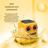 Compact Cute Mini Bluetooth Speaker Desktop Decoration Support TF Card FM Radio TWS Portable Wireless BT Music Player Soundbox