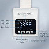 Electronic Clock Employee Attendance with Extra 100pcs Time Cards 2 Sided Monthly & Weekly Punch Payroll Recorder