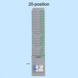 Time Card Holder Clock Cards Rack Clocking Plastic Stand for time Recorder Electronic Attendance hine