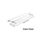 2 Pack Acrylic Floating Shees, 15 L x3.25inch W, Clear Bathroom Wall Shelf, Bookshees, Invisible Display for Office
